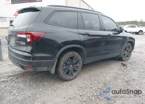 2022 Honda Pilot Awd Black Edition z USA, uszkodzony, nr VIN 5FNYF6H72NB011788